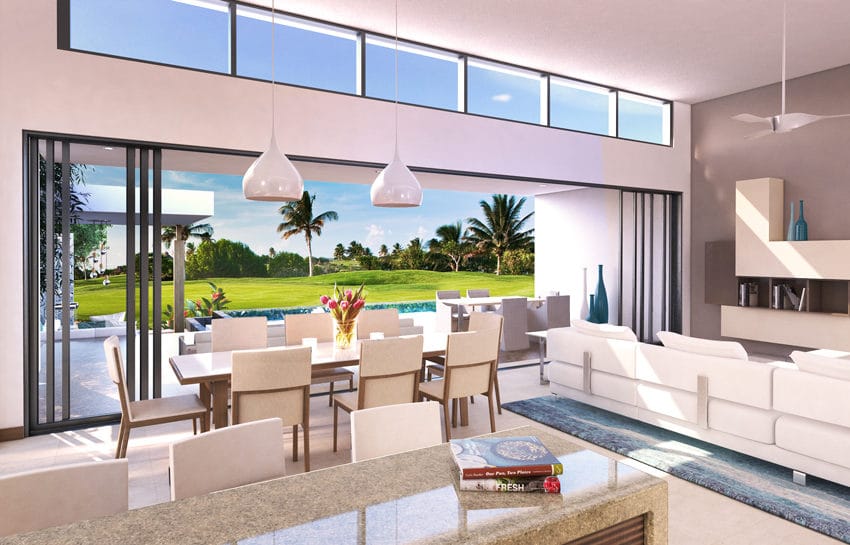 Golf View Villas - Living to terrace