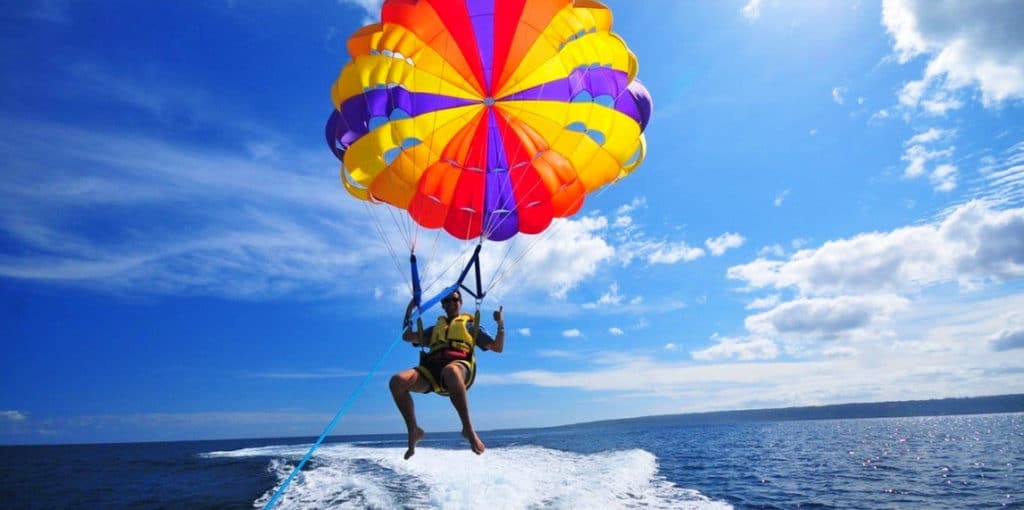 parasailing