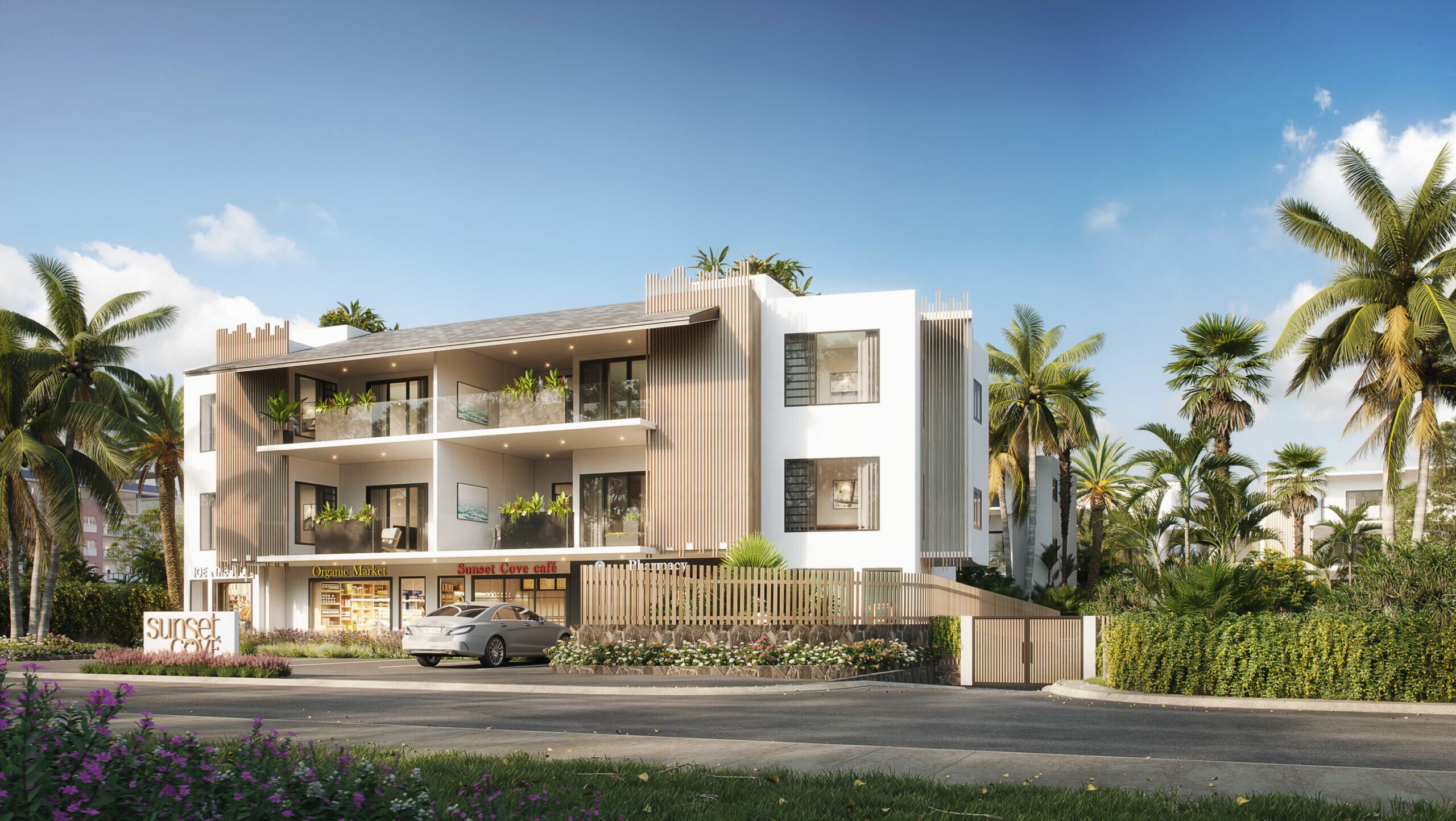 Vue exterieur de l'appartement