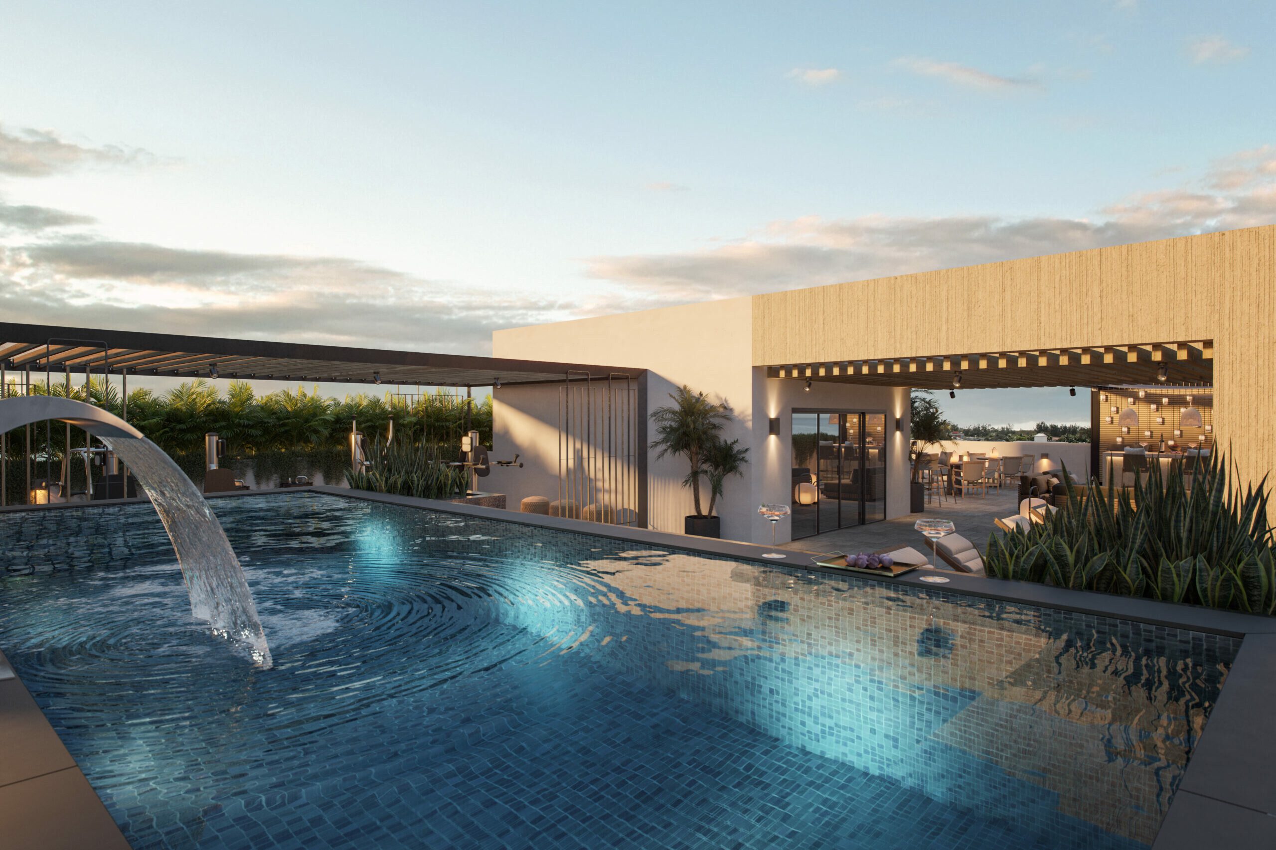 Toit terrasse piscine du rooftop