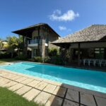 Vue exterieure de la villa de luxe