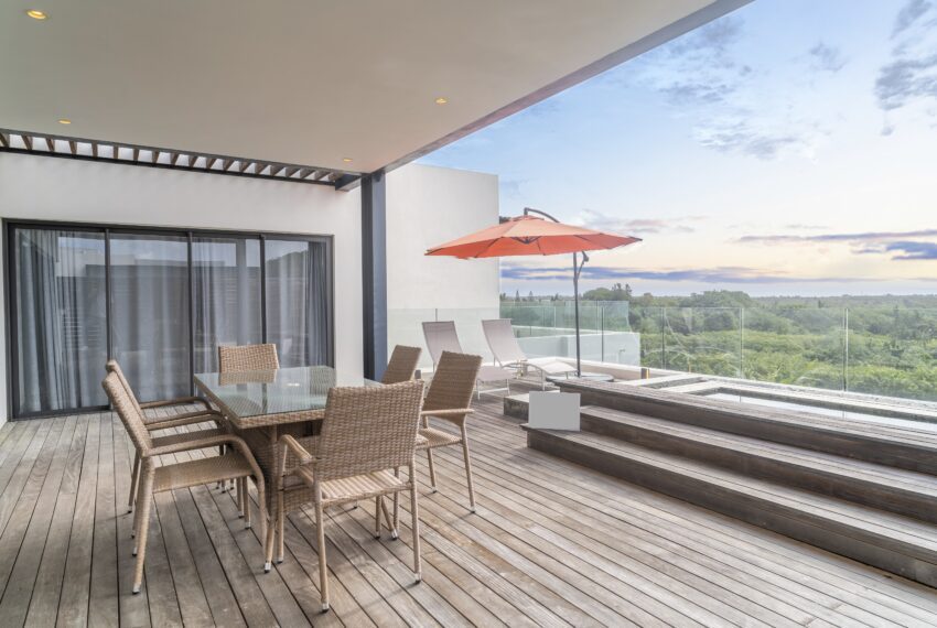 Residence St Antoine-vue Terrasse et piscine privée