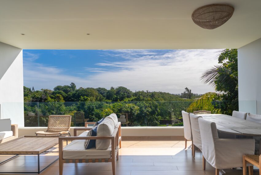 Residence St Antoine-Terrasse vue mangrove