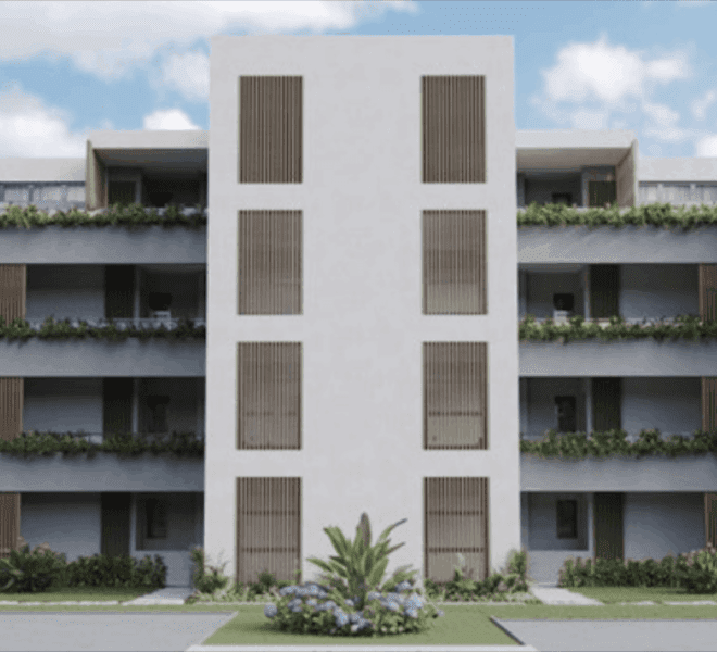 Vue extérieure du bâtiment