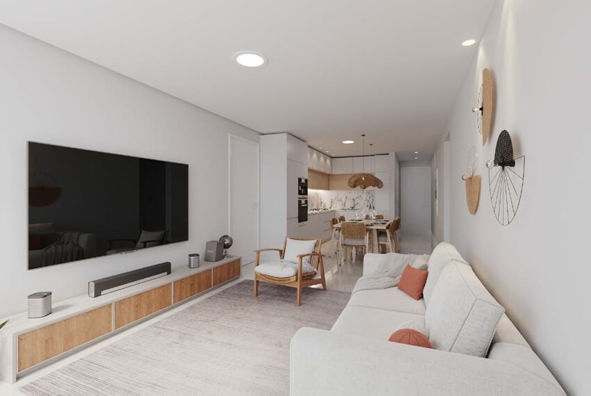 Cuisine vue de la terrasse