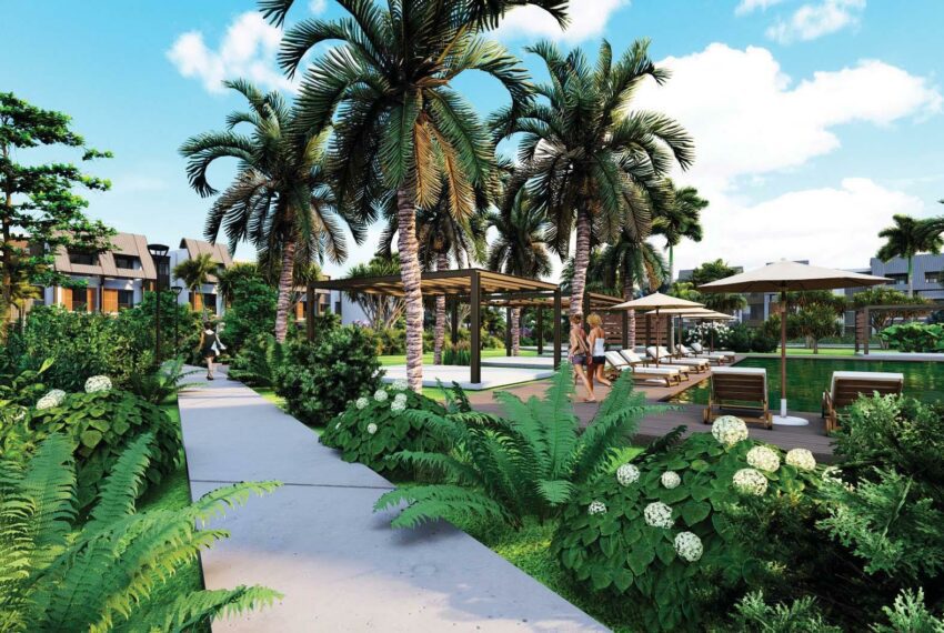 Meleane-Vue Piscine commune